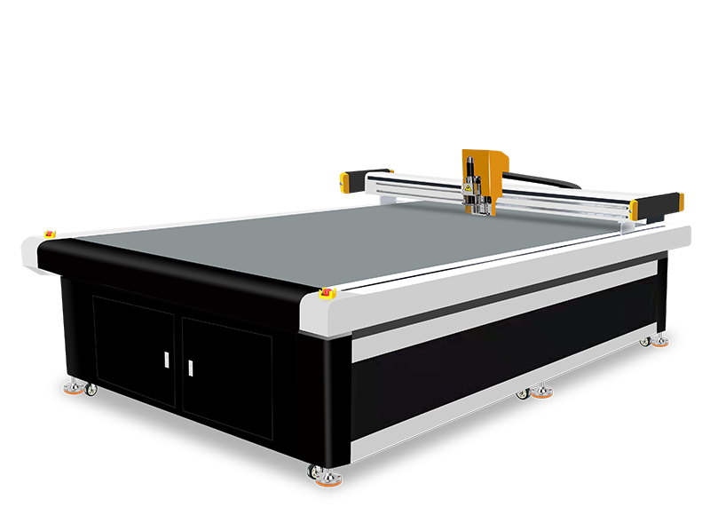 聚酯纤维板灯罩灯饰绒布帆布灯振动刀切割机