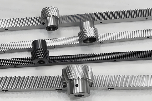 振动刀切割机高效的斜齿导轨