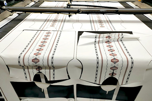 数码印花激光切割