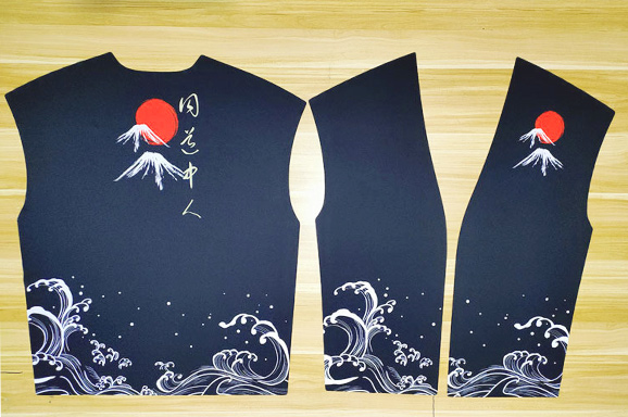 数码印花布料切割