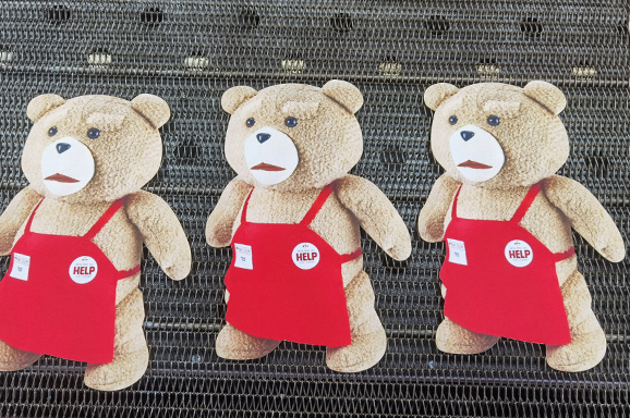 毛绒玩具激光切割机