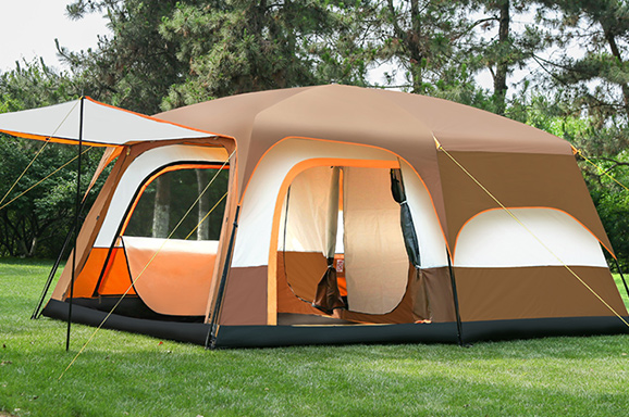 户外账篷防水牛津布切割