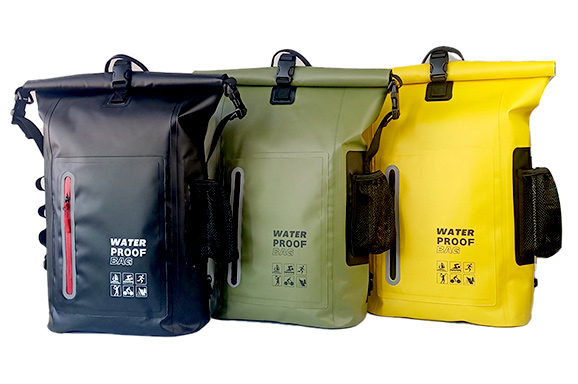 pvc夹网布料防水袋震动刀切割