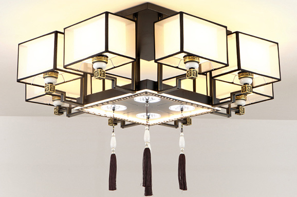 吊装式亚麻布灯罩振动刀裁切