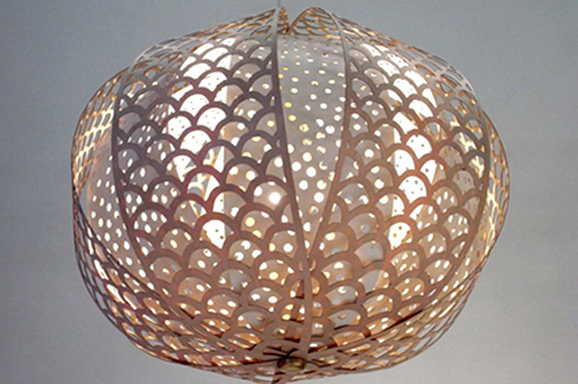 木制灯饰灯罩激光切割