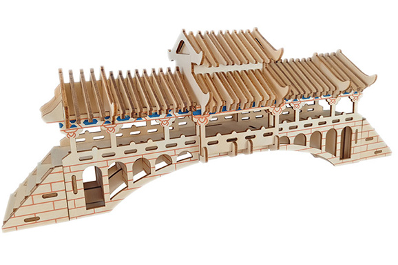 木制建筑模型激光切割