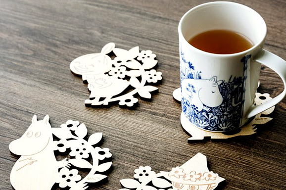 木制垫杯托激光切割机