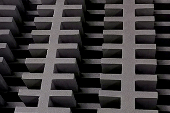 eva泡棉包装密封箱条振动刀切割